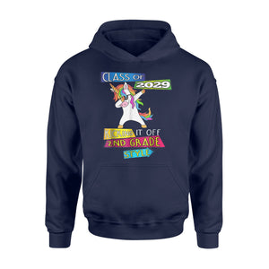 Class Of 2029 Kicking It Off 2nd Grade Style Hoodie