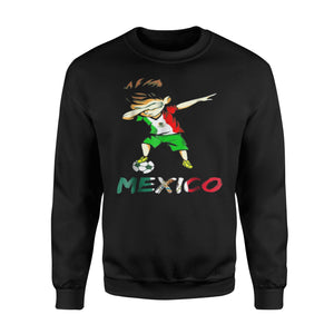 Dabbing Soccer Boy Mexico Jersey  - Mexican Football Sweatshirt
