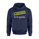 I Survived First Grade Graduation Present Kids  Hoodie