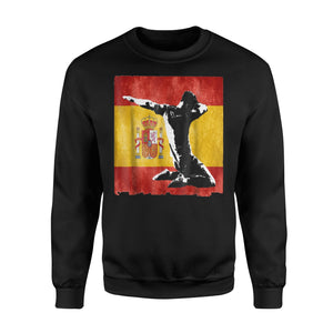 Dabbing Soccer Boy Spain Jersey Spanish Football Sweatshirt