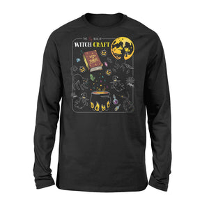 Book Of Witchcraft Halloween Long Sleeve T-Shirt