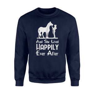 Funny Horse For Equestrian Girl With Horse Sweatshirt