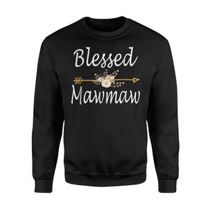 Blessed Mawmaw Thanks Giving Christmas Gifts Grandma Sweatshirt