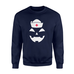 Halloween Pumpkin Nurse Funny Sweatshirt