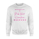 Fun Grandma Pink Hair Grandma Grandson Loves Sweatshirt