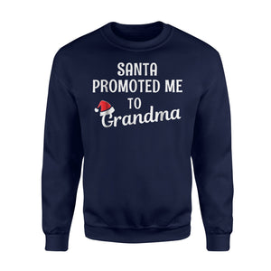 Grandma Pregnancy Announcement Christmas Pajama Sweatshirt
