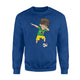Dabbing Soccer Boy Brazil Jersey  - Brazilian Football Sweatshirt