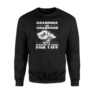 Grandma And Grandson Best Partners In Crime For Life Sweatshirt