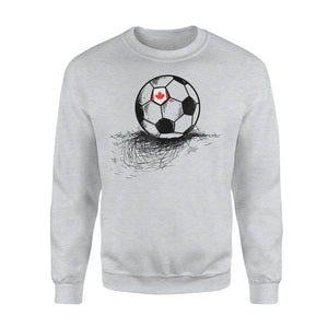Canada Soccer Ball Flag Jersey Canadian Football Sweatshirt
