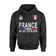 France Football Cheer Jersey Allez Les Bleus Hoodie