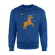 Horse In Space Cute Cartoon Equine Sweatshirt