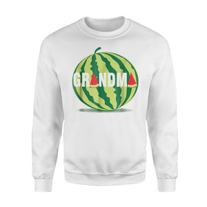 Grandma Watermelon Summer Tropical Fruit Sweatshirt