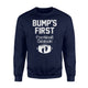 Bump's First Football Season Football Gift Sweatshirt