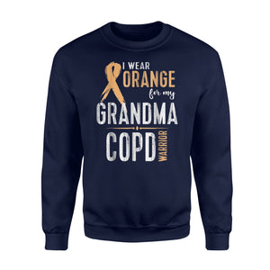 COPD Awareness Grandma COPD Awareness Ribbon Sweatshirt