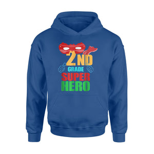 2nd Grade Superhero Second Grade Crew Gift Hoodie