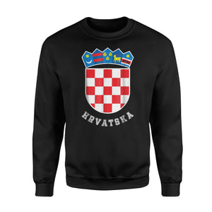 Croatian Flag Soccer Jersey Hrvatska Croatia Football Sweatshirt
