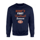 Bump's First Football Season Pregnant Women Gift Sweatshirt