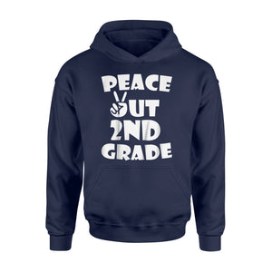 Kids Peace Out 2Nd Grade  For Graduation Hoodie