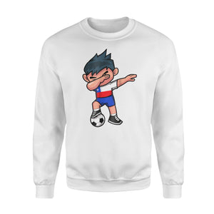 Dabbing Soccer Boy  Chile Chileans Football Sweatshirt