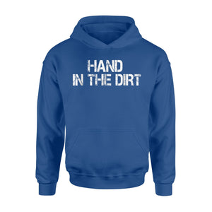 Football Lineman For Men Gloves Hand In The Dirt Hoodie
