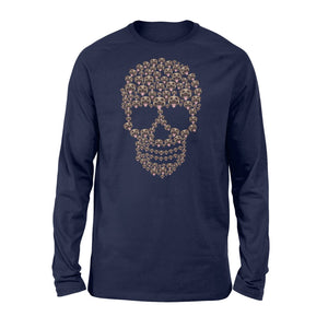 Cute Pug Skull Halloween Long Sleeve T-Shirt
