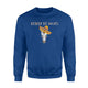 Derby De Mayo Horse Race Sombrero Distressed Sweatshirt