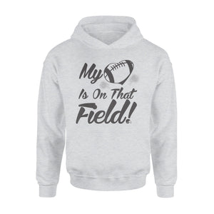 Cute My Heart Is On That Field Football Fan Hoodie