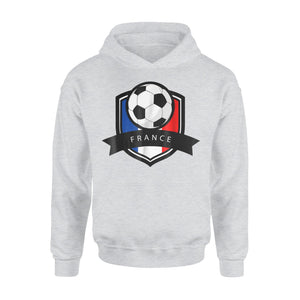 France Soccer Ball French Flag Football Hoodie