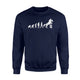 Evolution Horse Jumping Horseback Riding Equestrian Sweatshirt