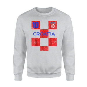 Croatia World Soccer , Proud Croatian Football Sweatshirt