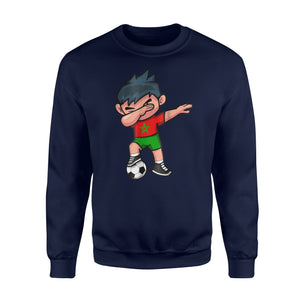 Dabbing Soccer Boy Morocco Moroccans Football Sweatshirt