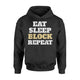 Football Lineman For Men Gloves Funny Hoodie