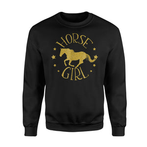 Horse Girl Cute Gift For Horse Riders And Girls Sweatshirt