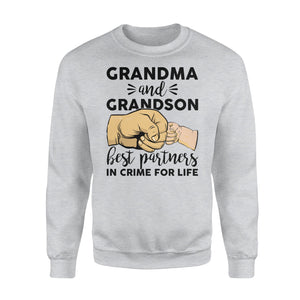 Grandma And Grandson Best Partners In Crime For Life Sweatshirt