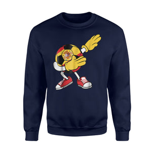 Dabbing Soccer Ball Spain Jersey  - Spanish Football Sweatshirt