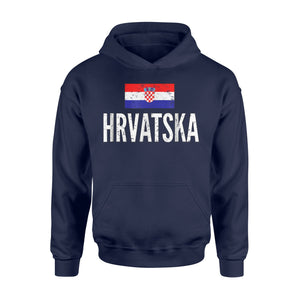 Croatia Soccer Football Jersey Vintage Hoodie