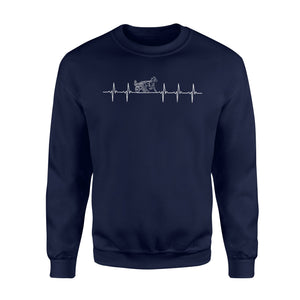 Harness Racing Heartbeat Love Horse Racing Sweatshirt