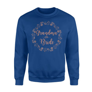 Grandma Of The Bride Floral Wreath Sweatshirt
