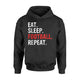 Eat Sleep Football Repeat Hoodie