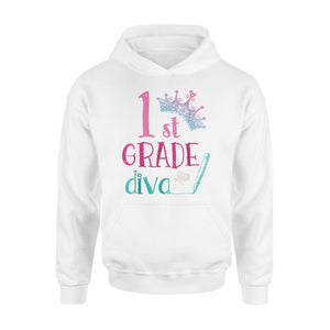 First Grade Diva 1st Queen Students Hoodie