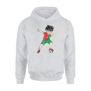 Dabbing Soccer Boy Portugal Football Portuguese Gift Hoodie