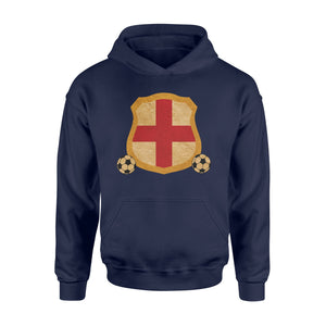 England FootballSoccer Jersey Gift Vintage Hoodie