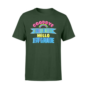 Cool Chic Goodbye Kindergarten Hello 1st Grade Gift T-Shirt