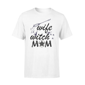 Wife Witch Mom Halloween T-shirt