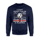 I Can't Keep Calm England Play-Vintage Retro Soccer Jersey  Fleece Sweatshirt