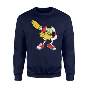 Dabbing Soccer Ball Peru Jersey  - Peruvian Football Sweatshirt