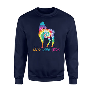 Colorful Horse Apparel, Live Love Ride Sweatshirt