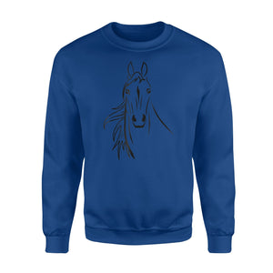Horse Art Equestrian Horse Riding Lover Sweatshirt