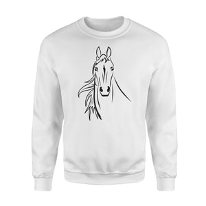 Horse Art Equestrian Horse Riding Lover Sweatshirt