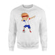 Dabbing Soccer Men France Jersey -French Football  Sweatshirt